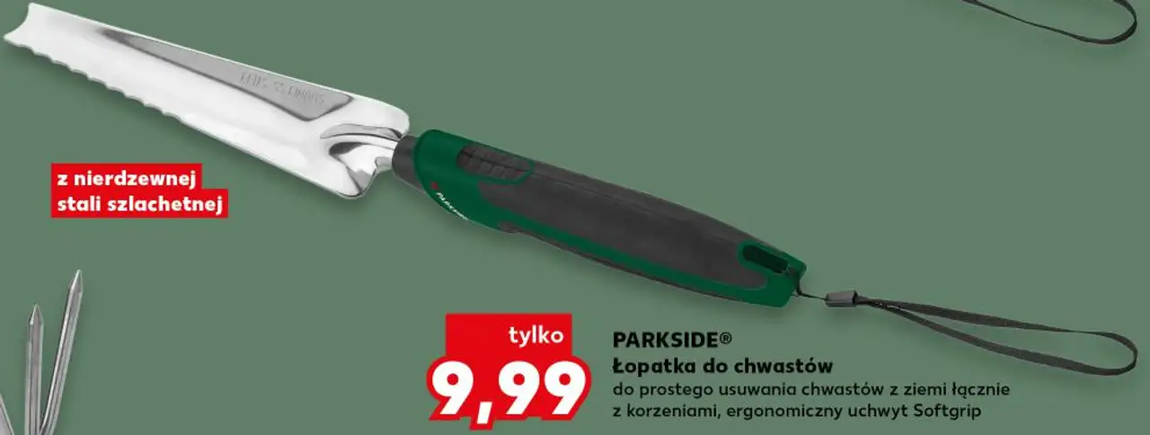 PARKSIDE® Łopatka do chwastów do prostego usuwania chwastów z ziemi łącznie z korzeniami, ergonomiczny uchwyt Softgrip