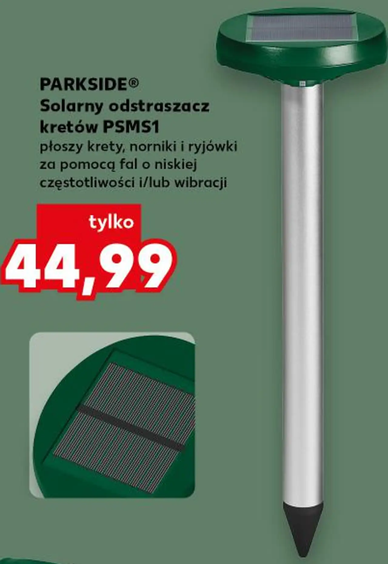 Solarny odstraszacz kretów PSMS1 PARKSIDE®