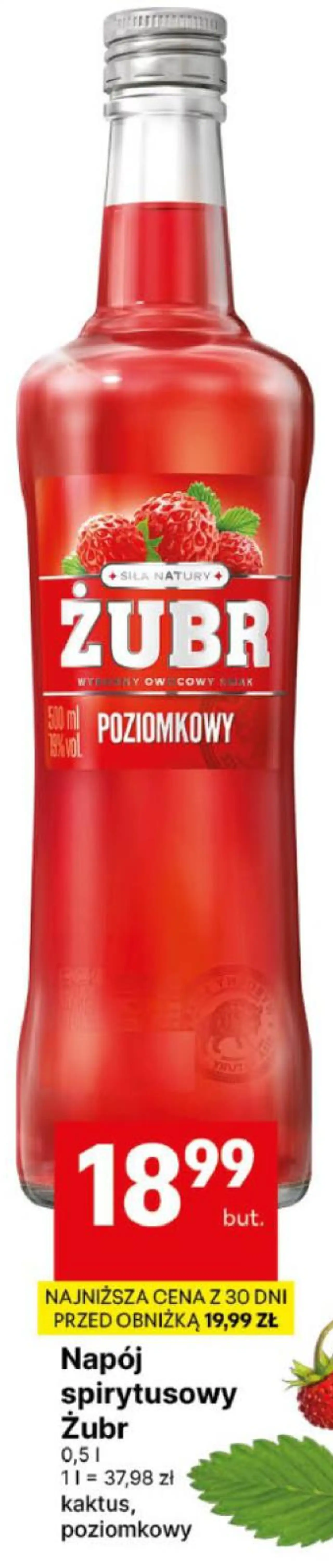 Napój spirytusowy Żubr