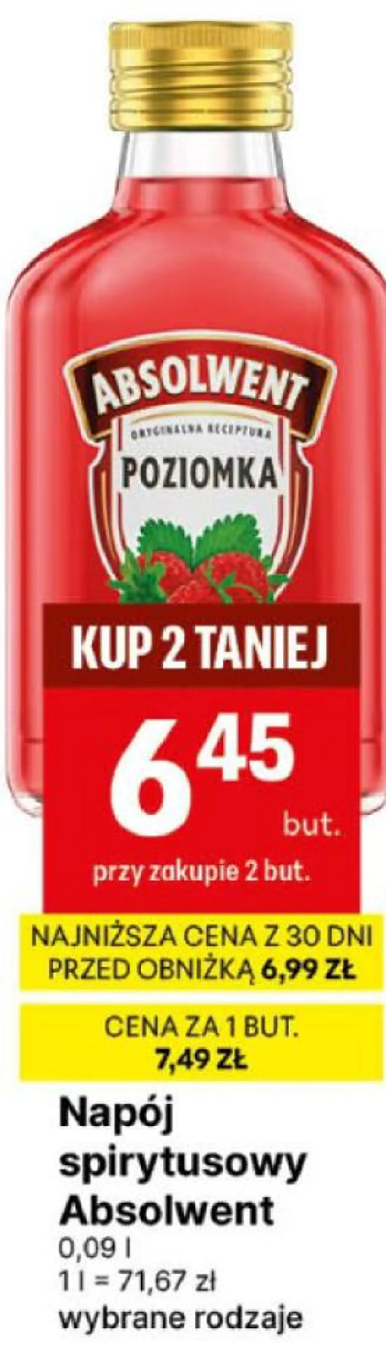 Napój spirytusowy Absolwent