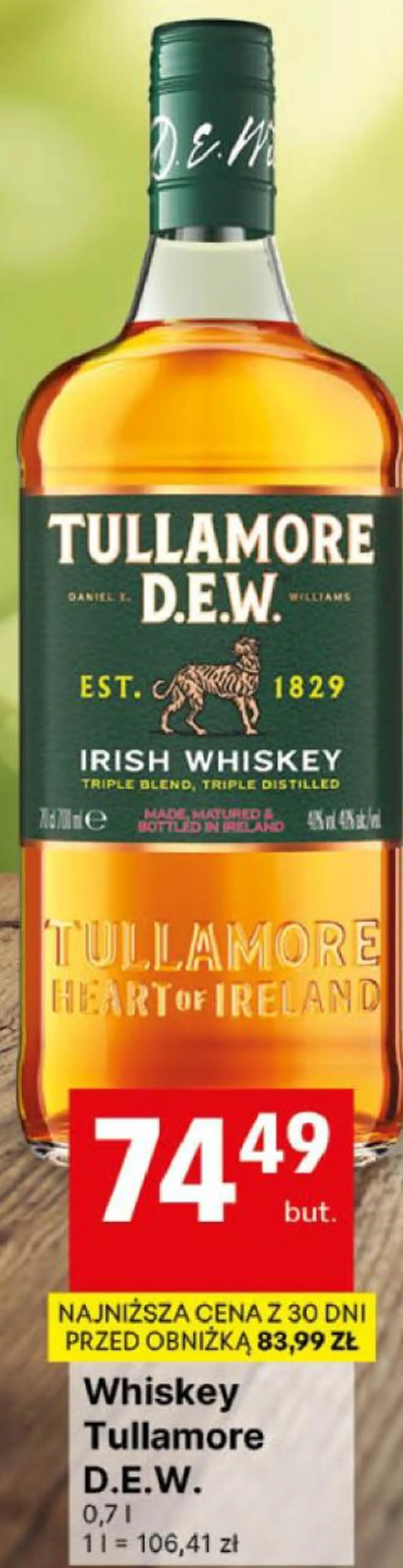 Whiskey Tullamore D.E.W.
