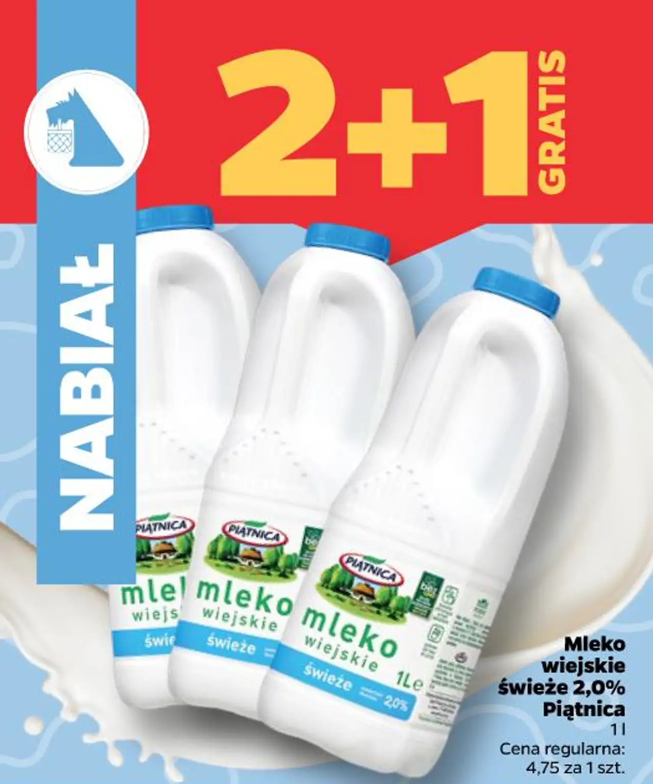 Mleko wiejskie świeże 2,0% Piątnica