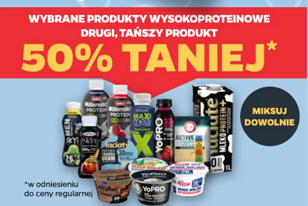Wybrane produkty wysokoproteinowe