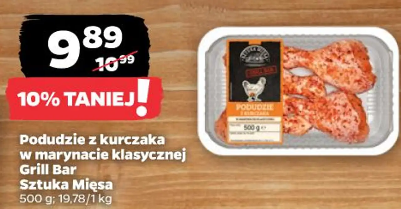 Podudzie z kurczaka w marynacie klasycznej Grill Bar Sztuka Mięsa