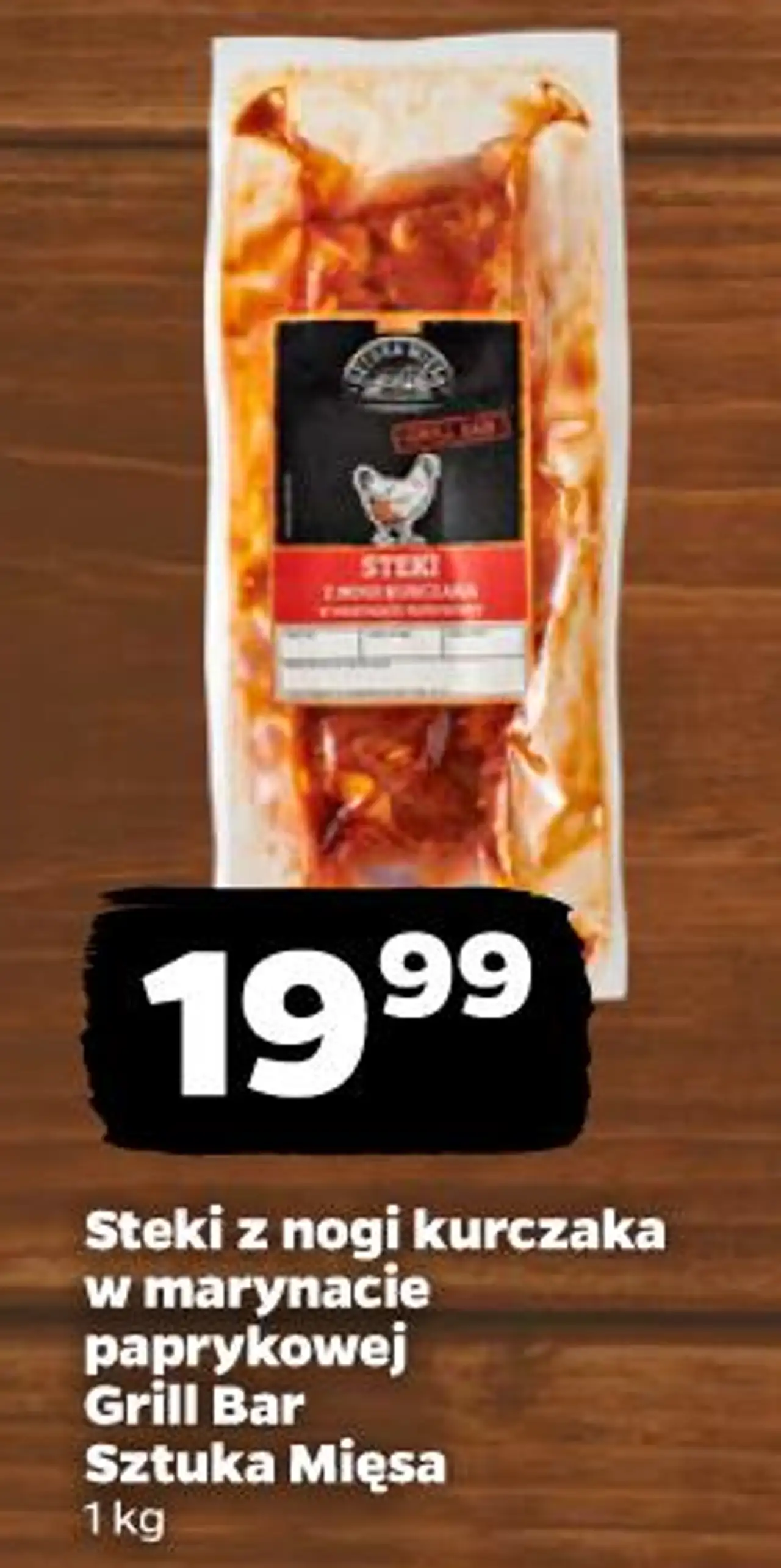 Steki z nogi kurczaka w marynacie paprykowej Grill Bar Sztuka Mięsa