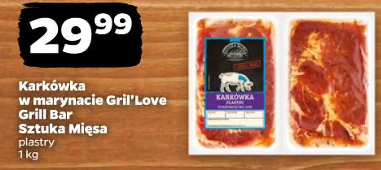 Karkówka w marynacie Gril'Love Grill Bar Sztuka Mięsa