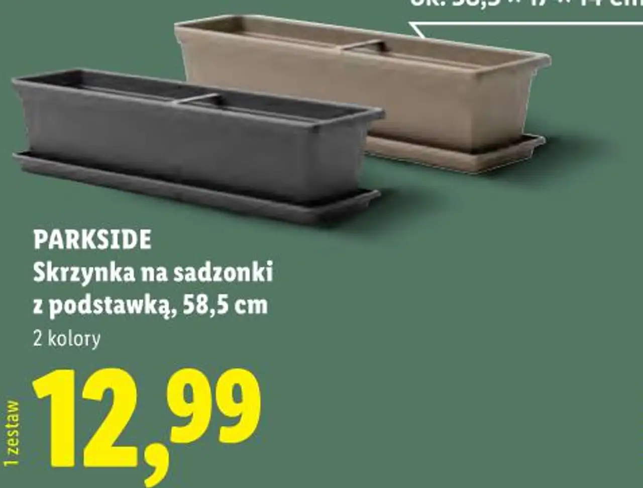 PARKSIDE Skrzynka na sadzonki z podstawką, 58,5 cm