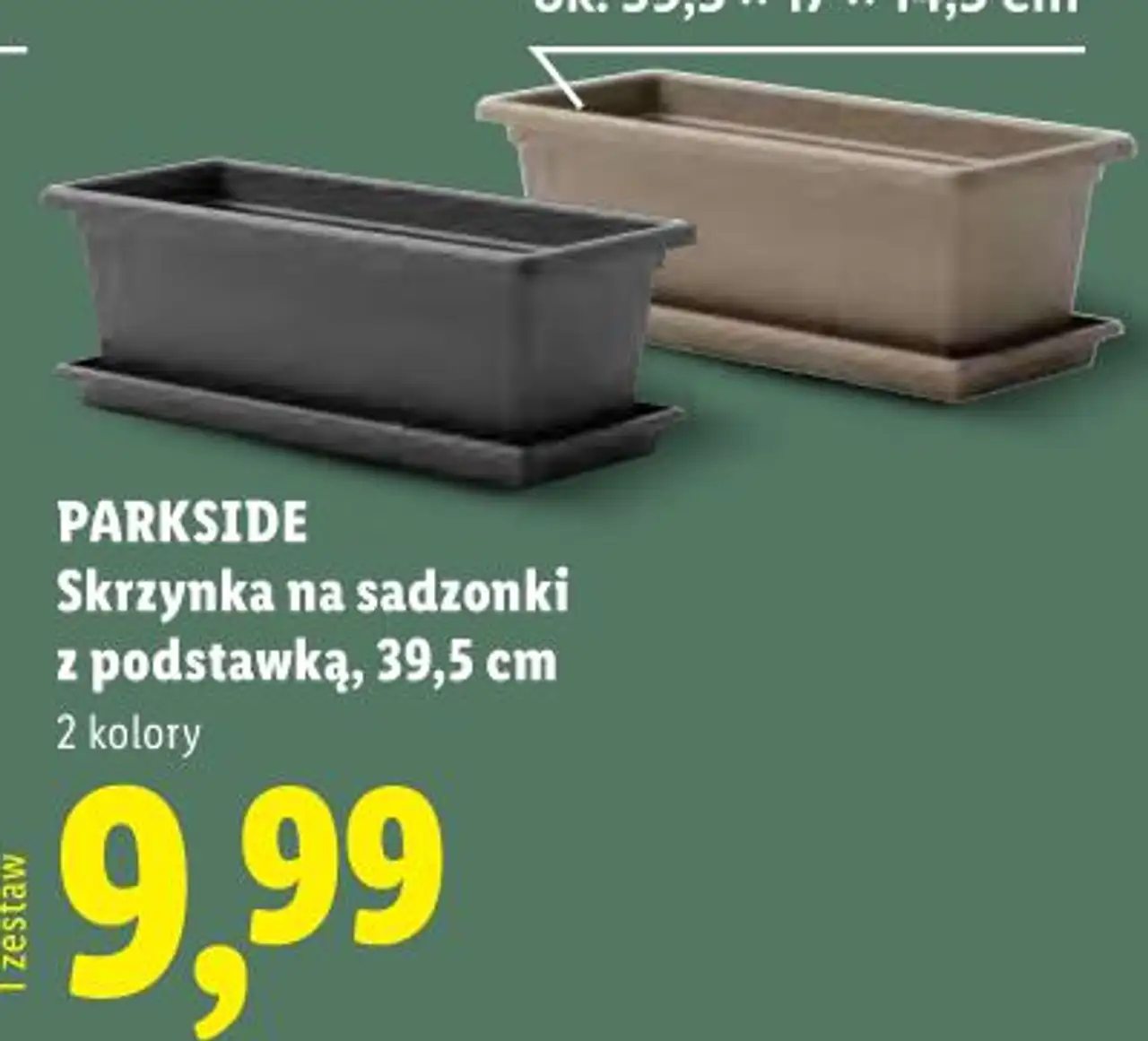 PARKSIDE Skrzynka na sadzonki z podstawką, 39,5 cm