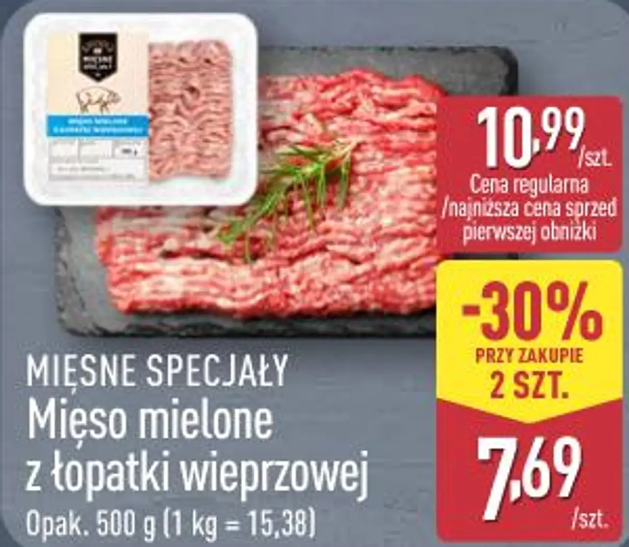 MIĘSNE SPECJAŁY Mięso mielone z łopatki wieprzowej