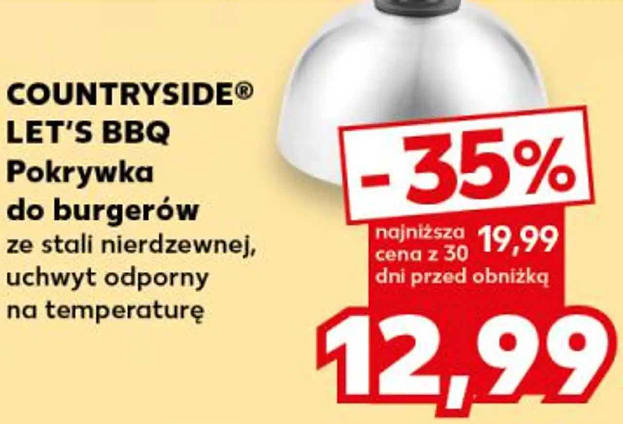 COUNTRYSIDE® LET'S BBQ Pokrywka do burgerów