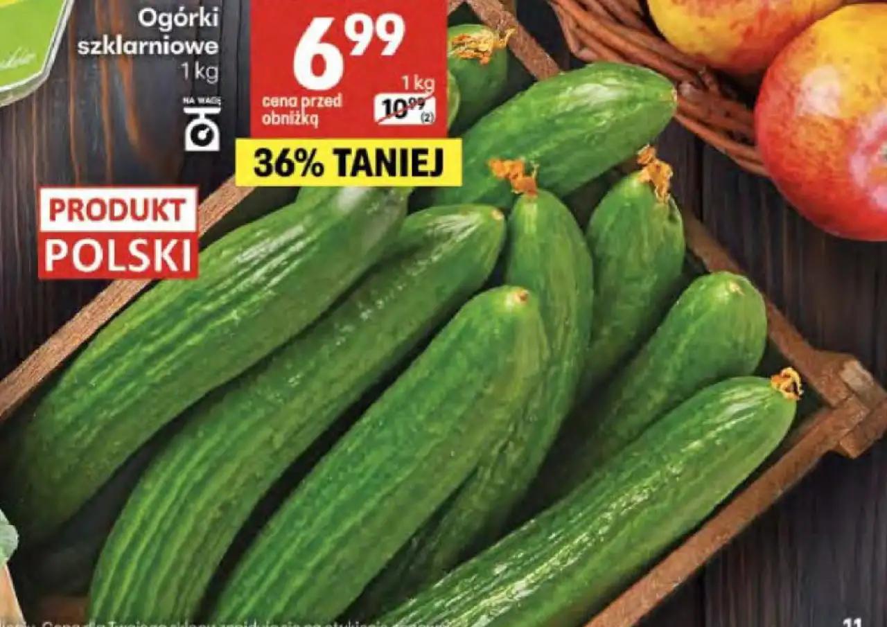 Ogórki szklarniowe 1 kg
