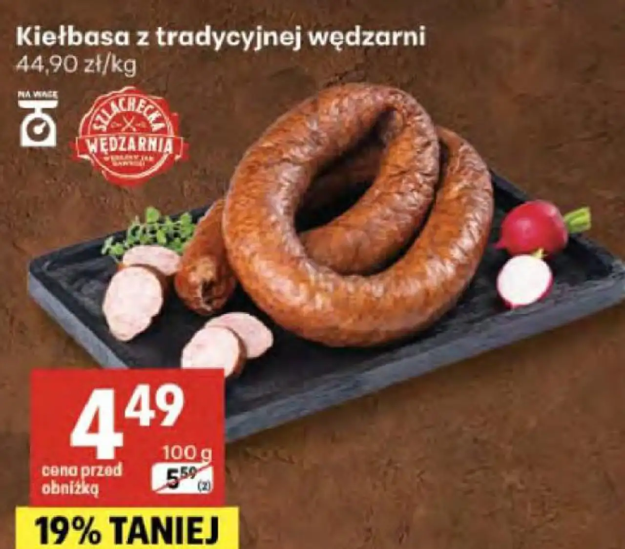 Kiełbasa z tradycyjnej wędzarni