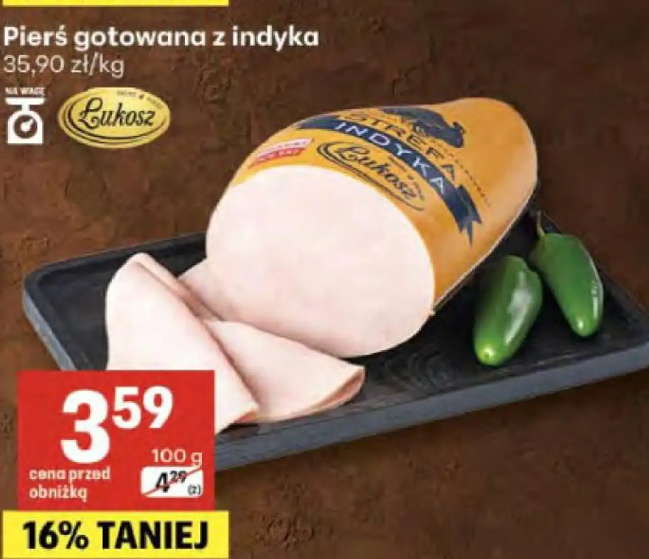 Pierś gotowana z indyka