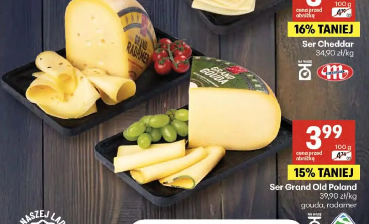 Ser Grand Old Poland Spomlek gouda, radamer