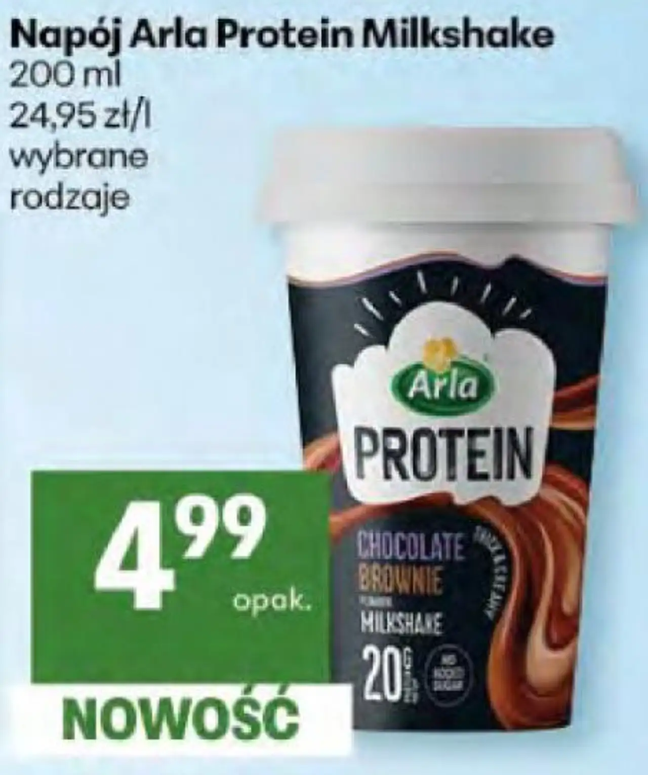 Napój Arla Protein Milkshake 200 ml