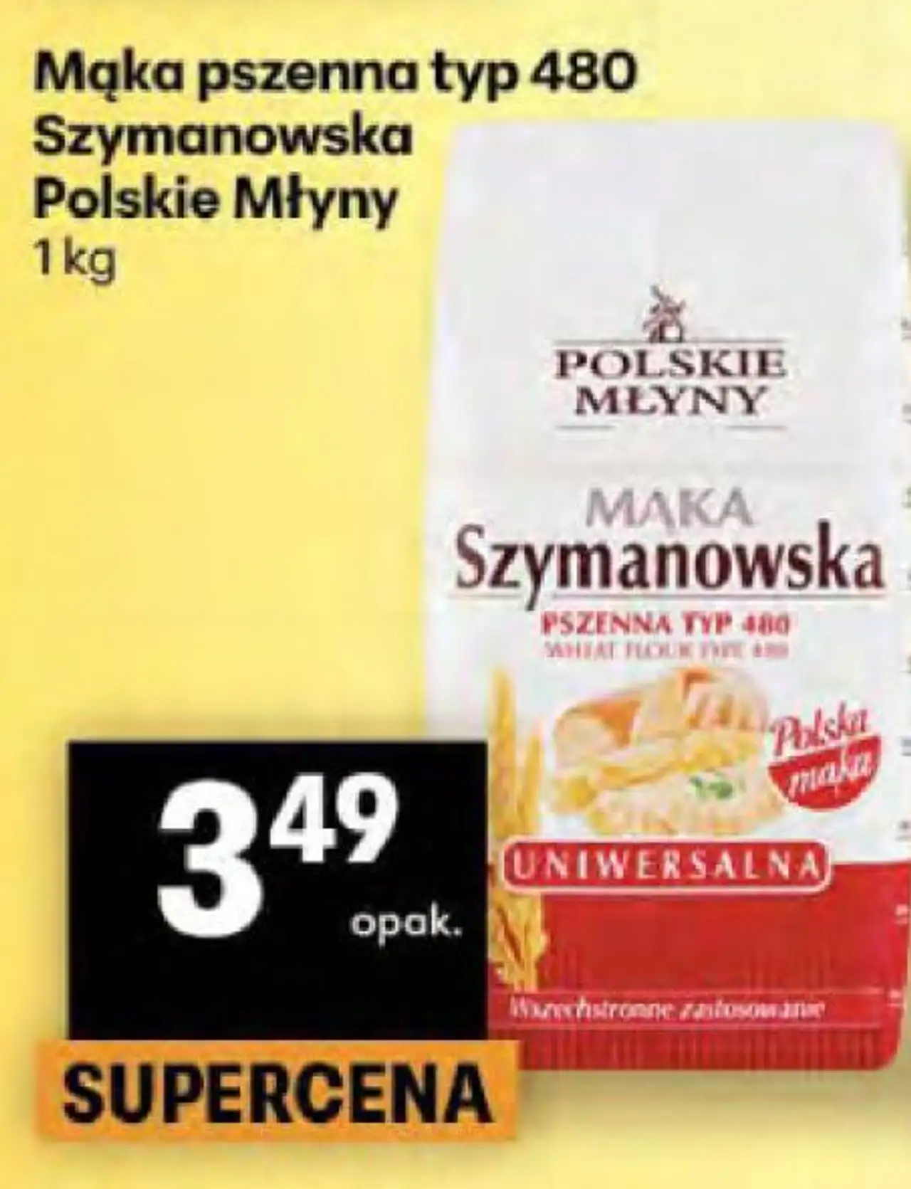 Mąka pszenna typ 480 Szymanowska Polskie Młyny