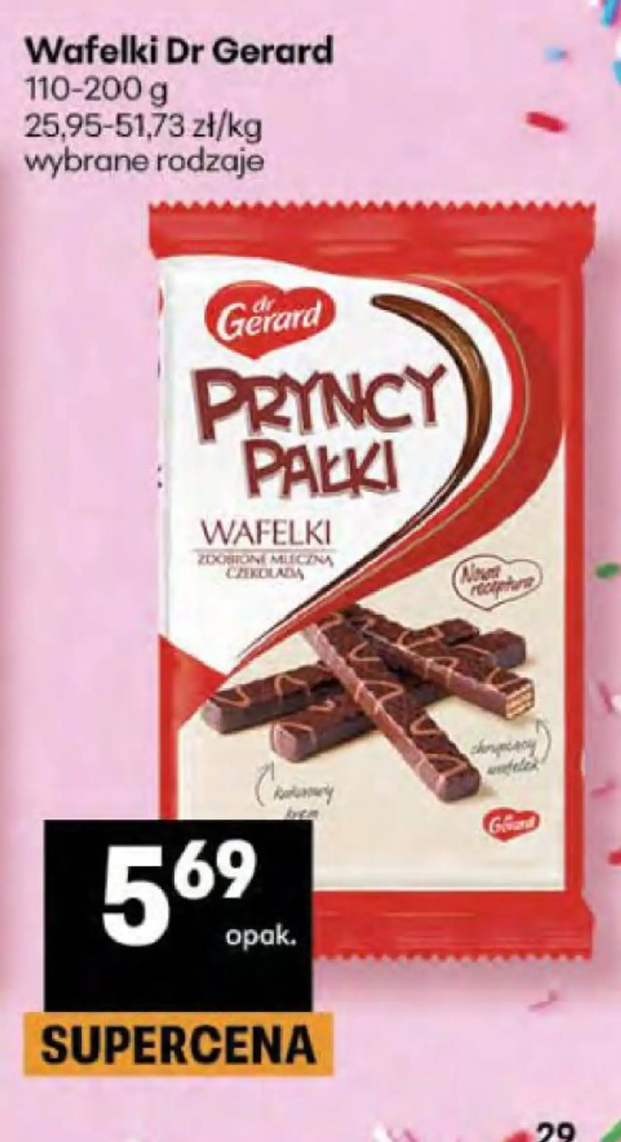 Wafelki Dr Gerard wybrane rodzaje 110-200 g