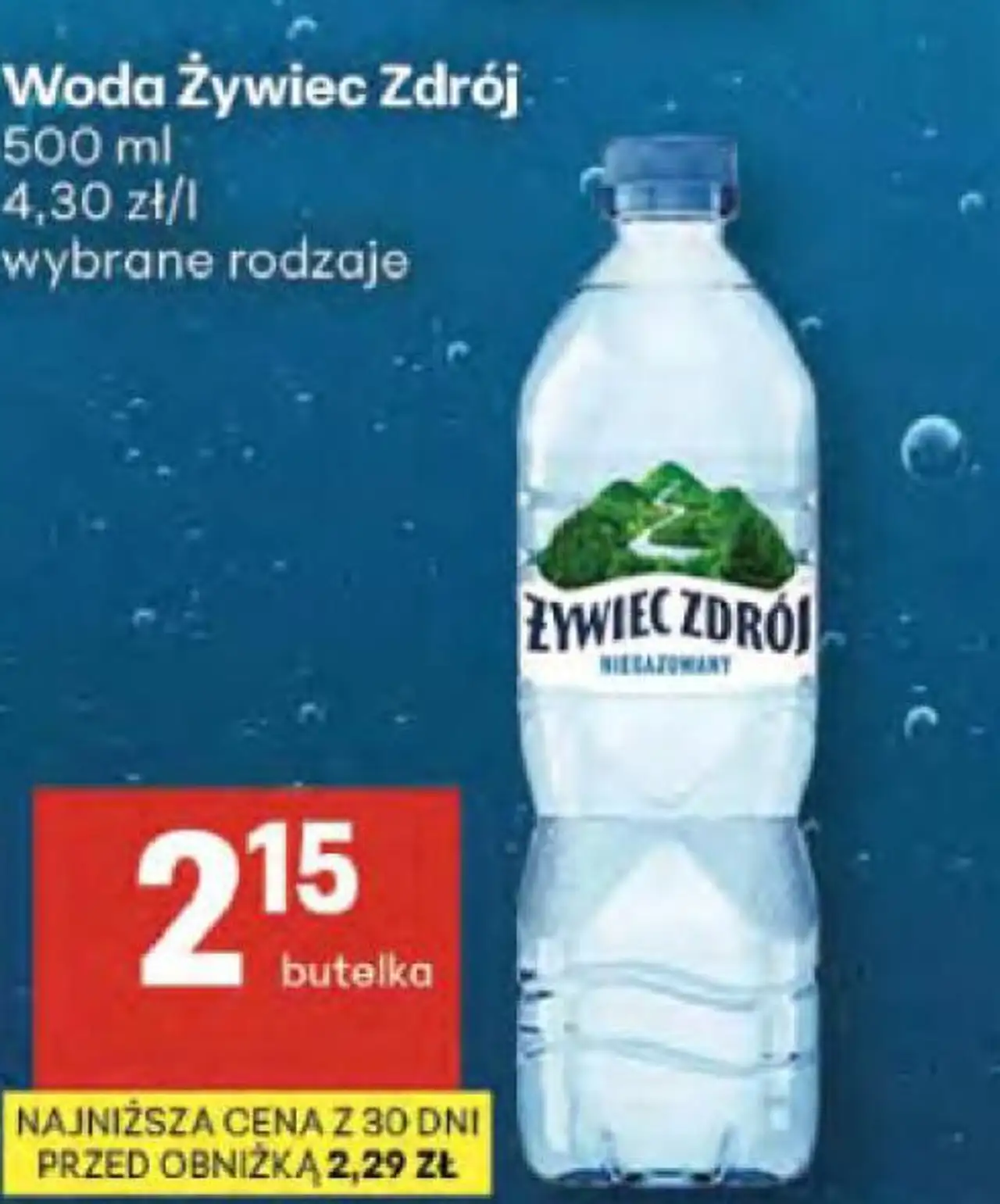 Woda Żywiec Zdrój 500 ml wybrane rodzaje