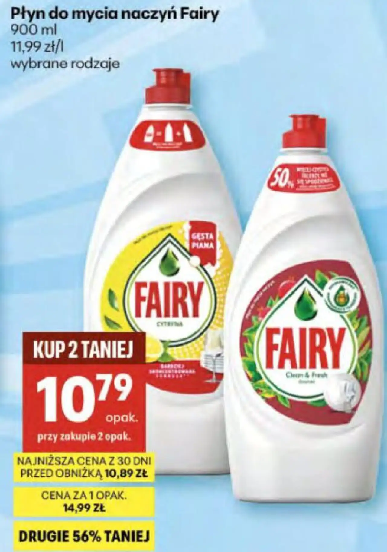 Płyn do mycia naczyń Fairy 900 ml