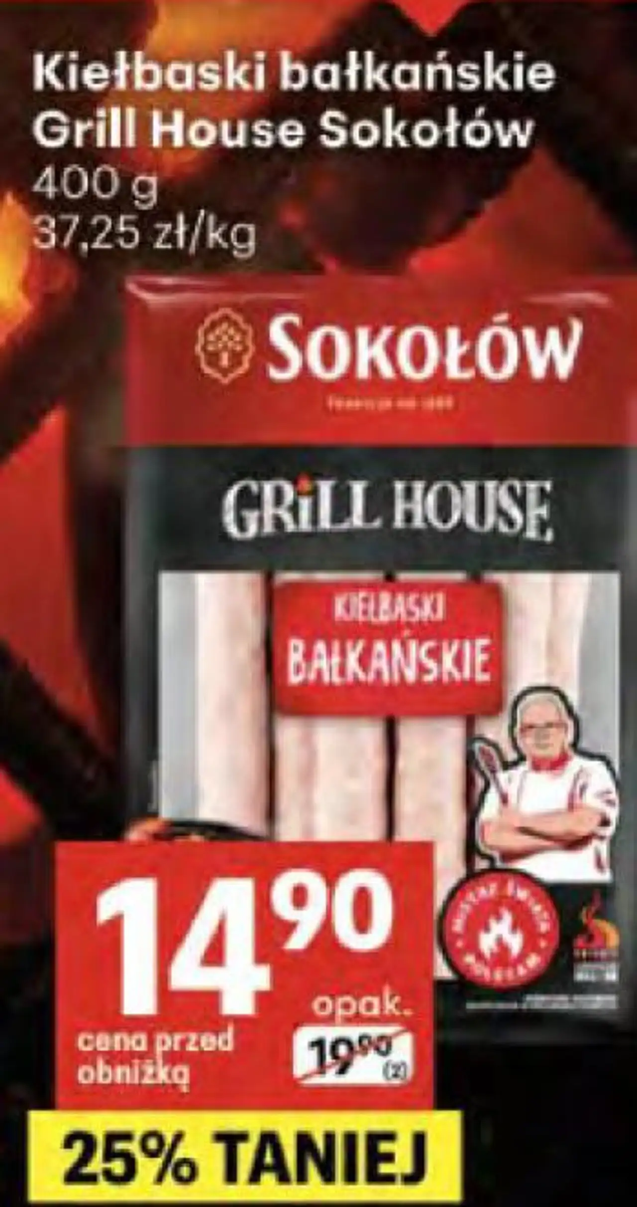 Kiełbaski bałkańskie Grill House Sokołów