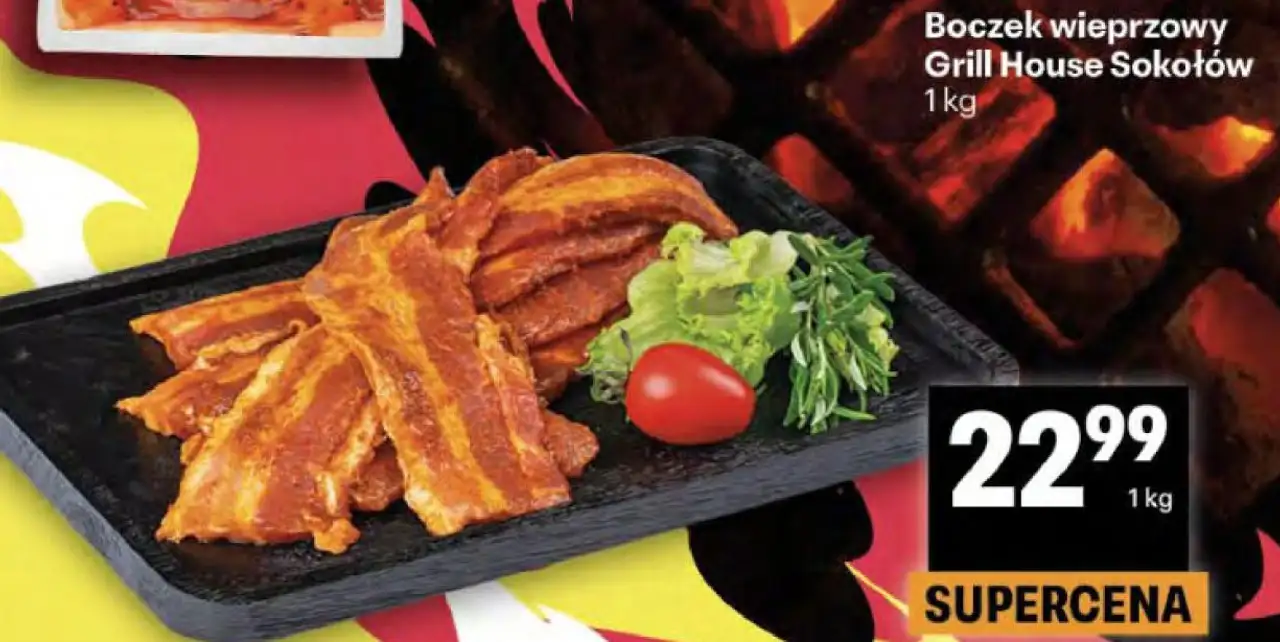 Boczek wieprzowy Grill House Sokołów 1 kg