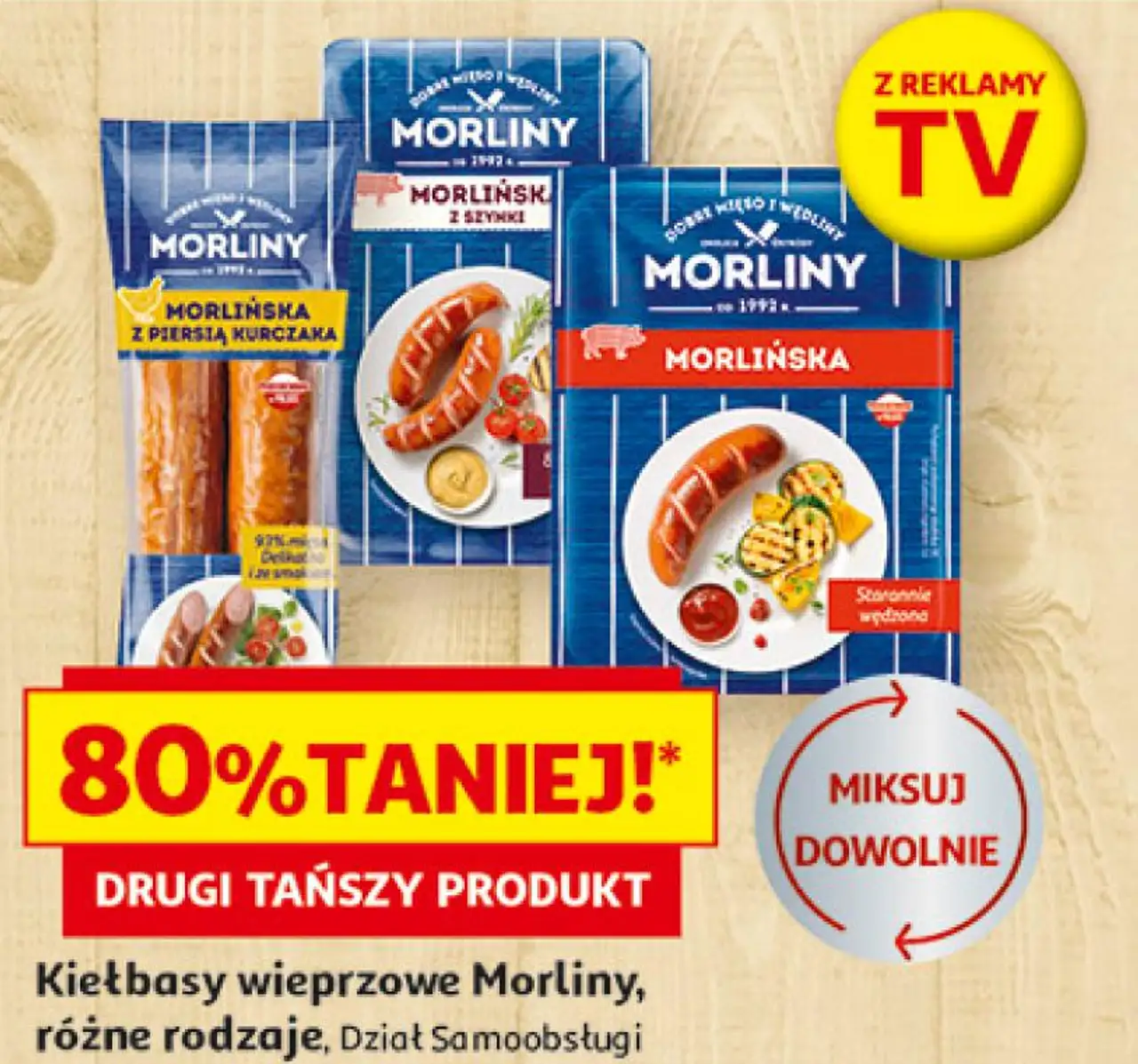 Kiełbasy wieprzowe Morliny