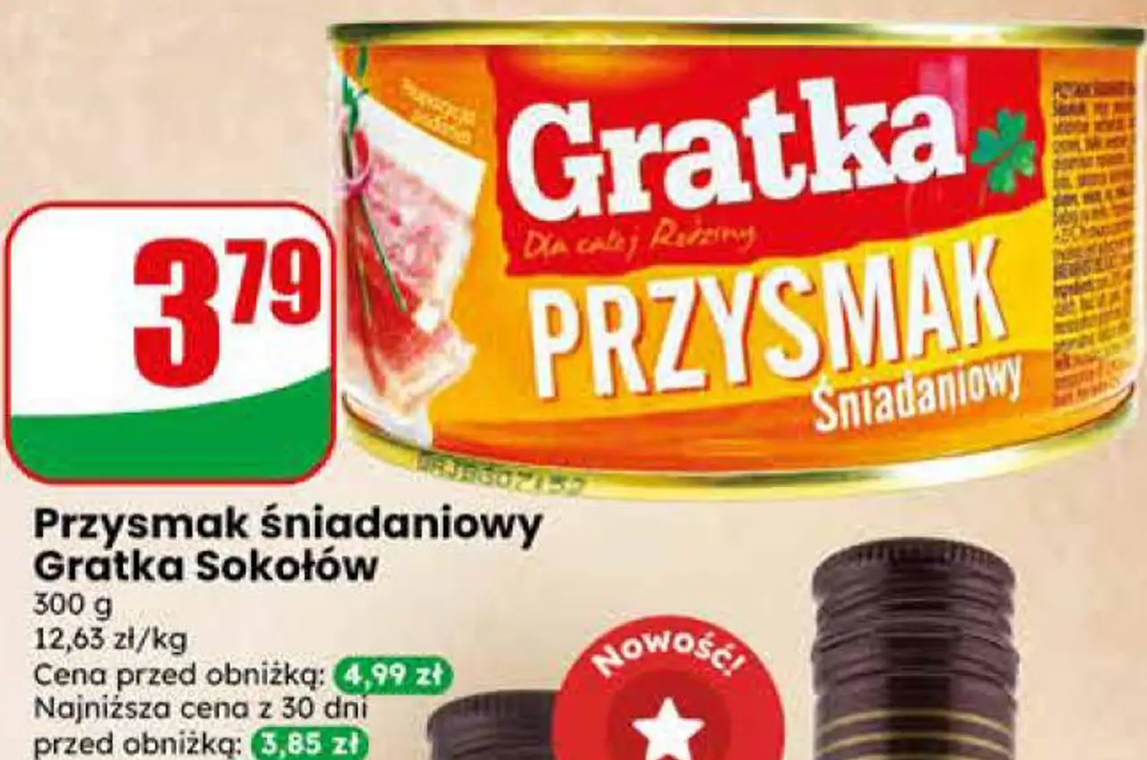 Przysmak śniadaniowy Gratka Sokołów