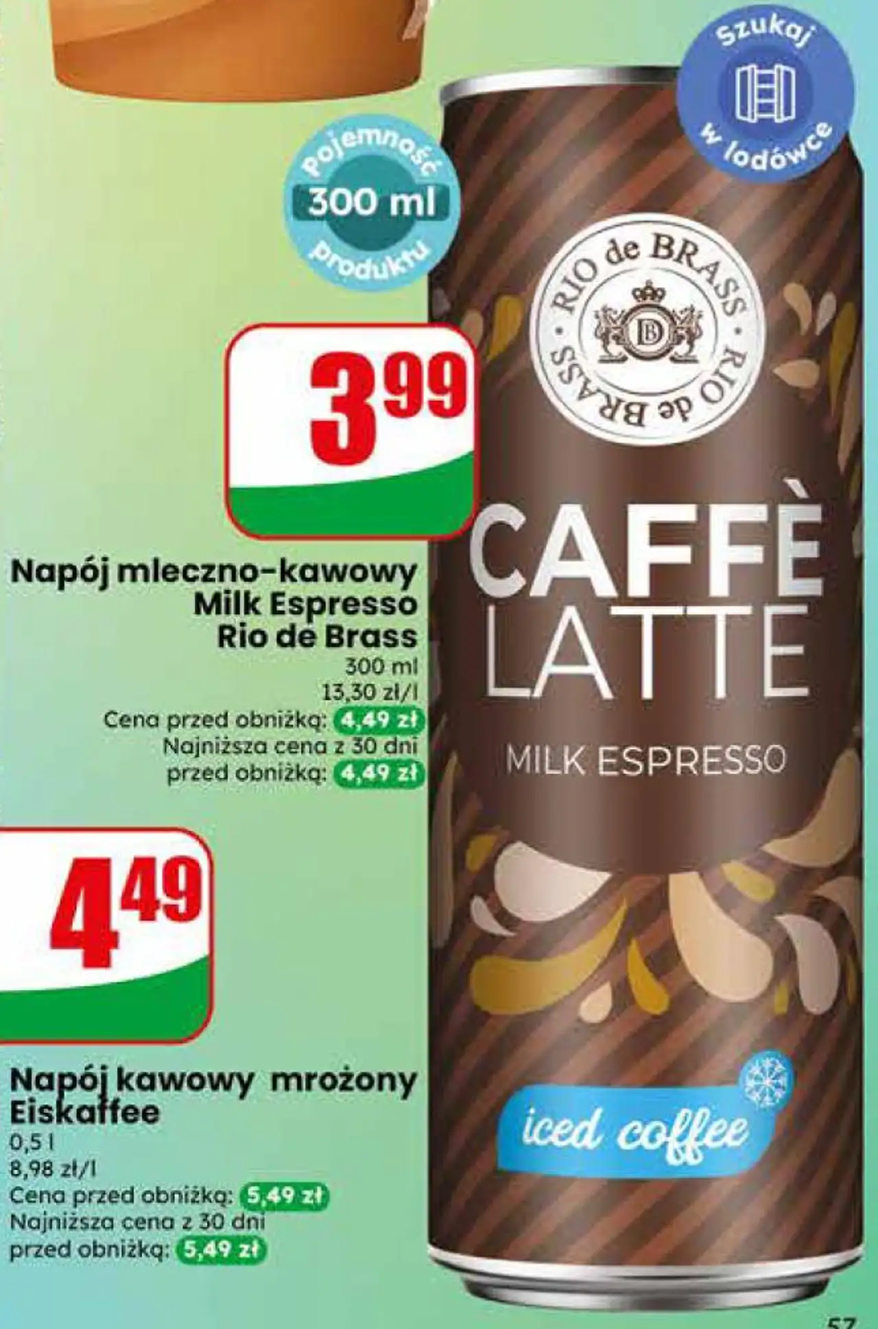 Napój mleczno-kawowy Milk Espresso Rio de Brass