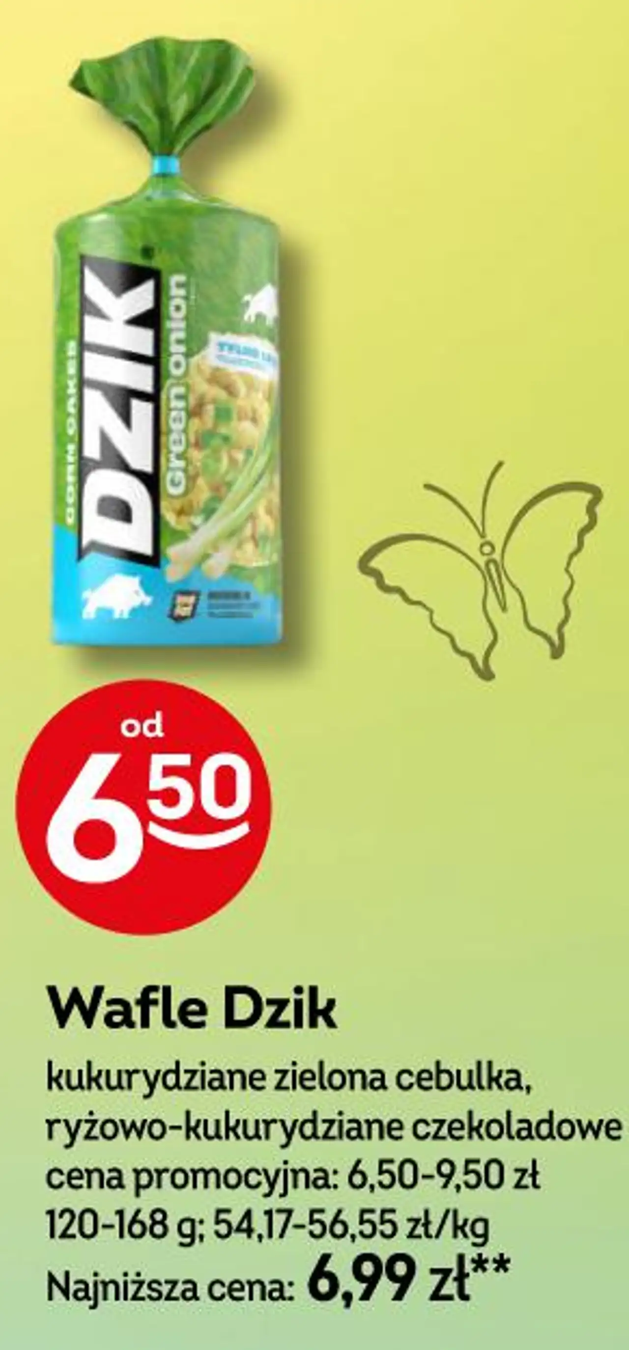 Wafle Dzik kukurydziane zielona cebulka, ryżowo-kukurydziane czekoladowe