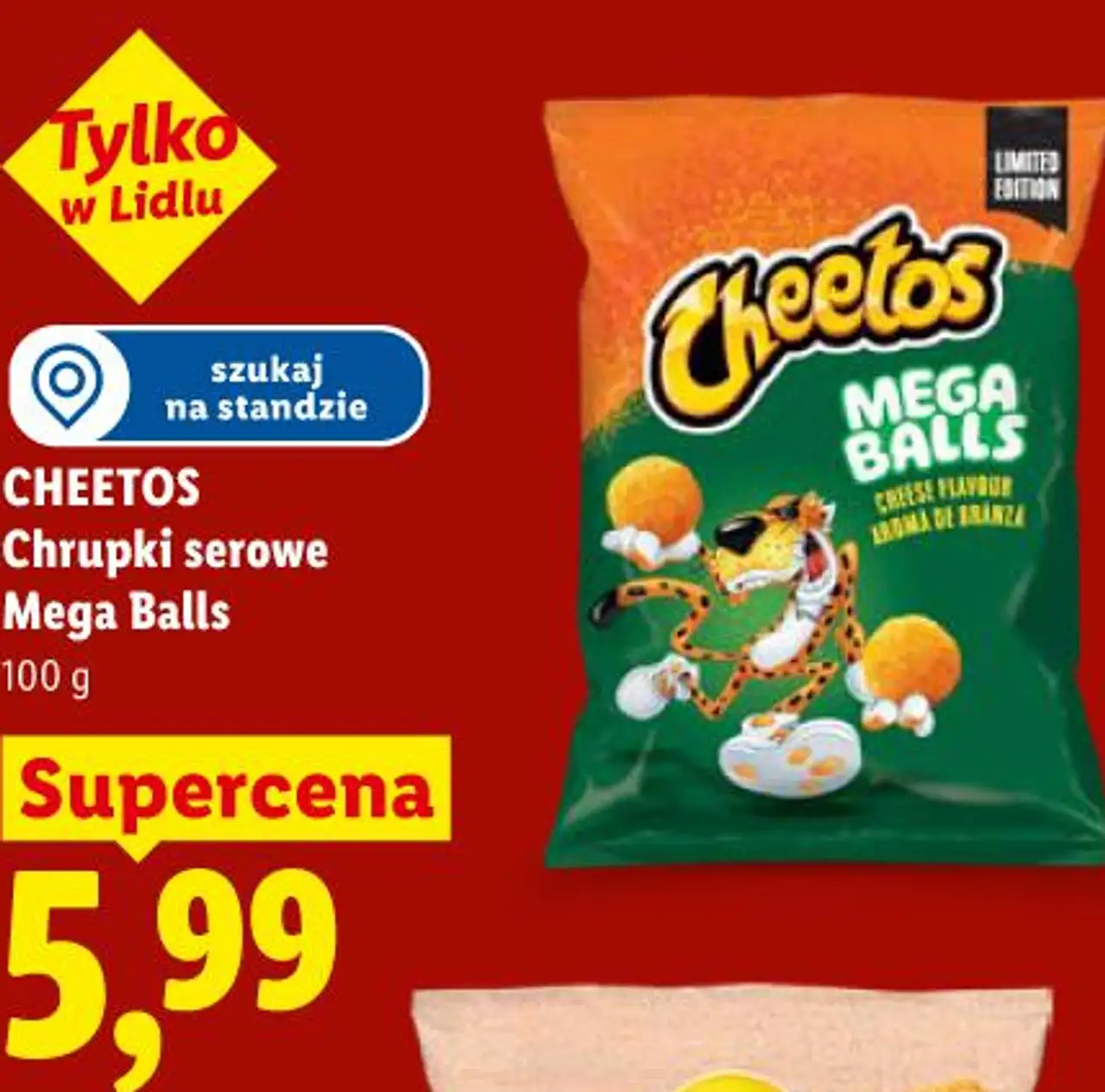 CHEETOS Chrupki serowe Mega Balls