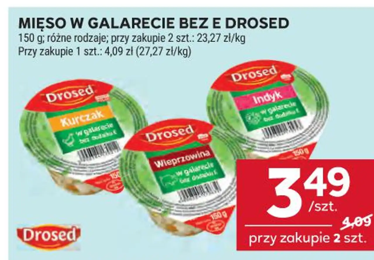 Mięso w galarecie bez E Drosed