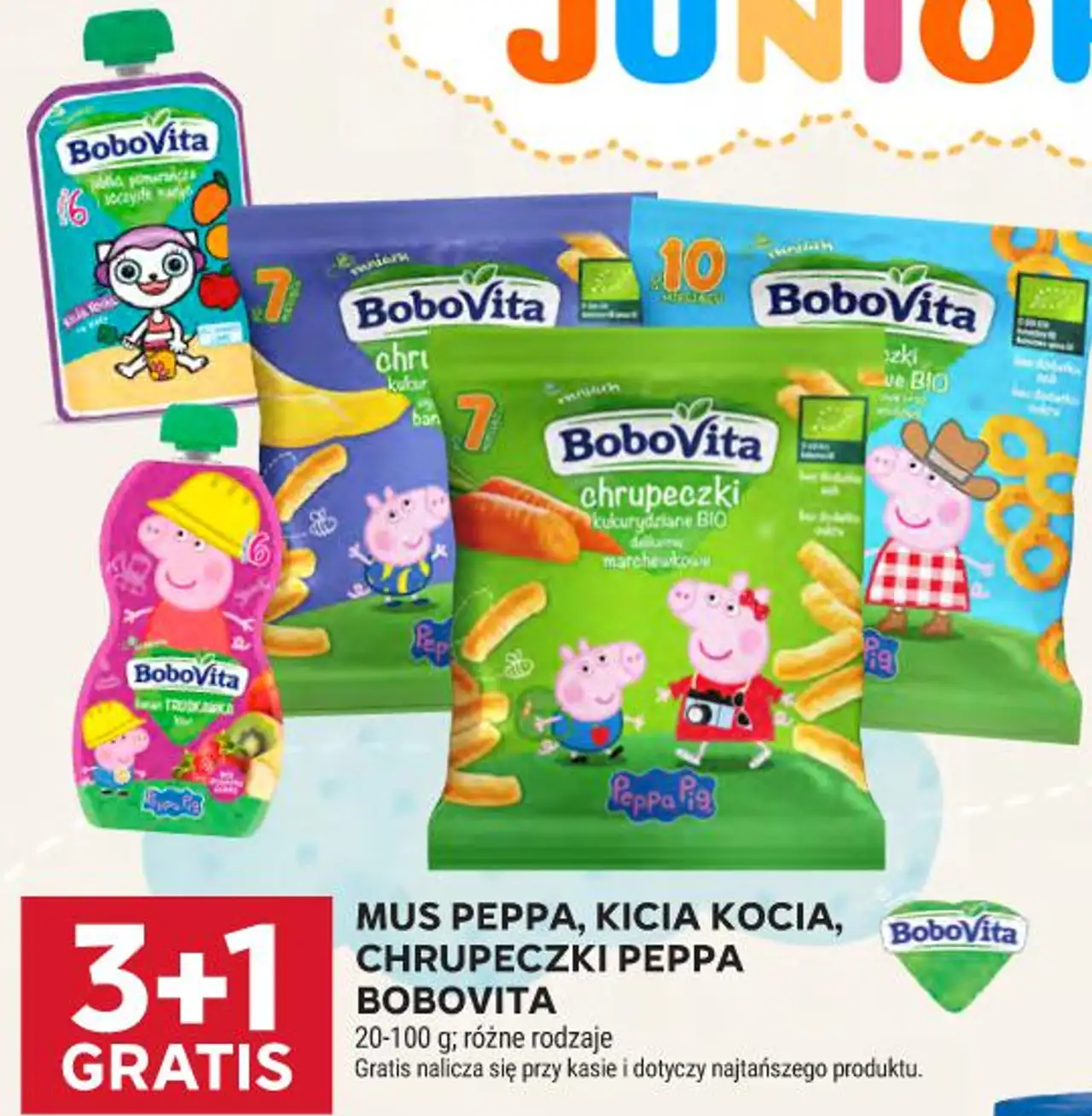 Mus Peppa, Kicia Kocia, Chrupeczki Peppa BoboVita