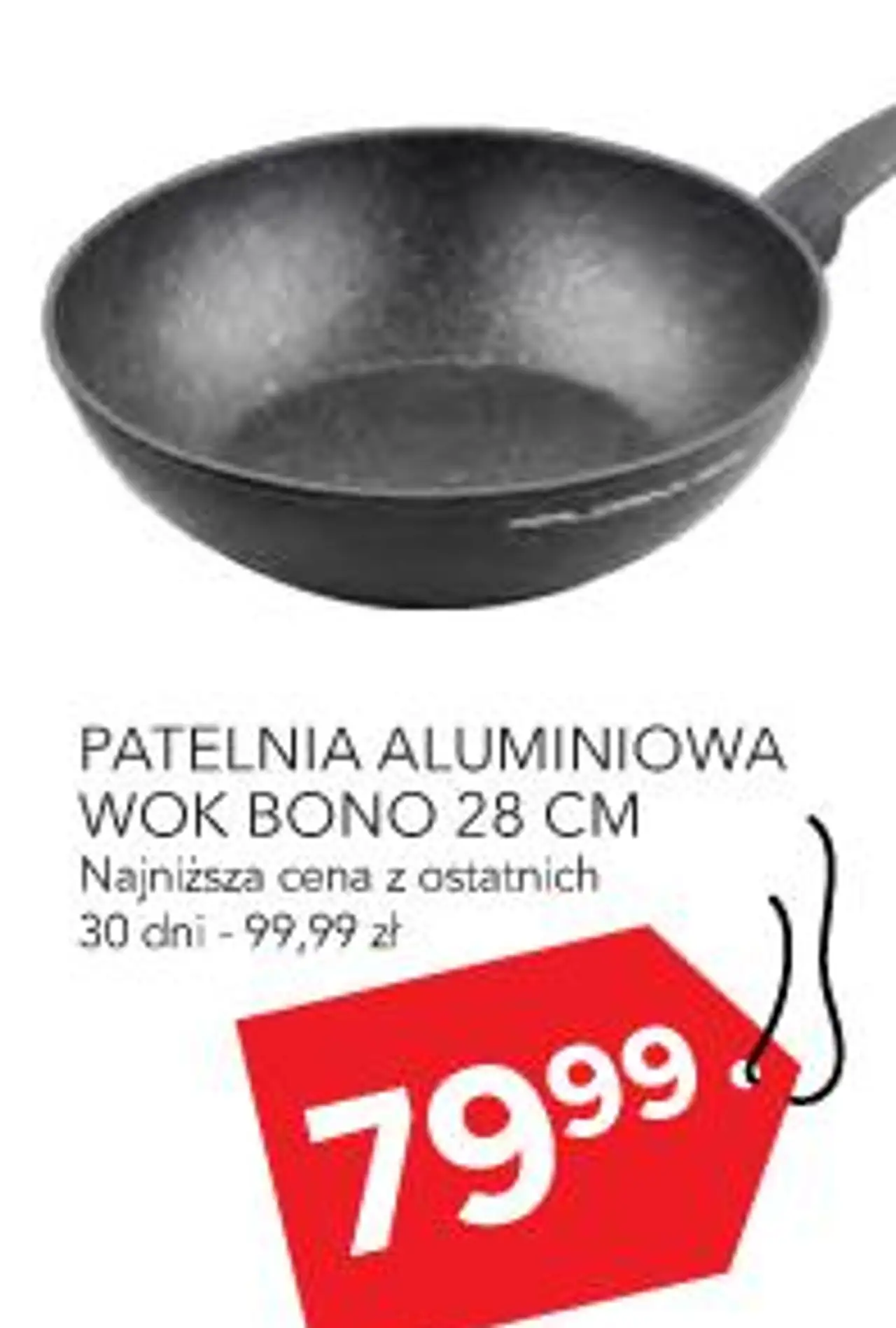 Patelnia aluminiowa wok Bono 28 cm Florina