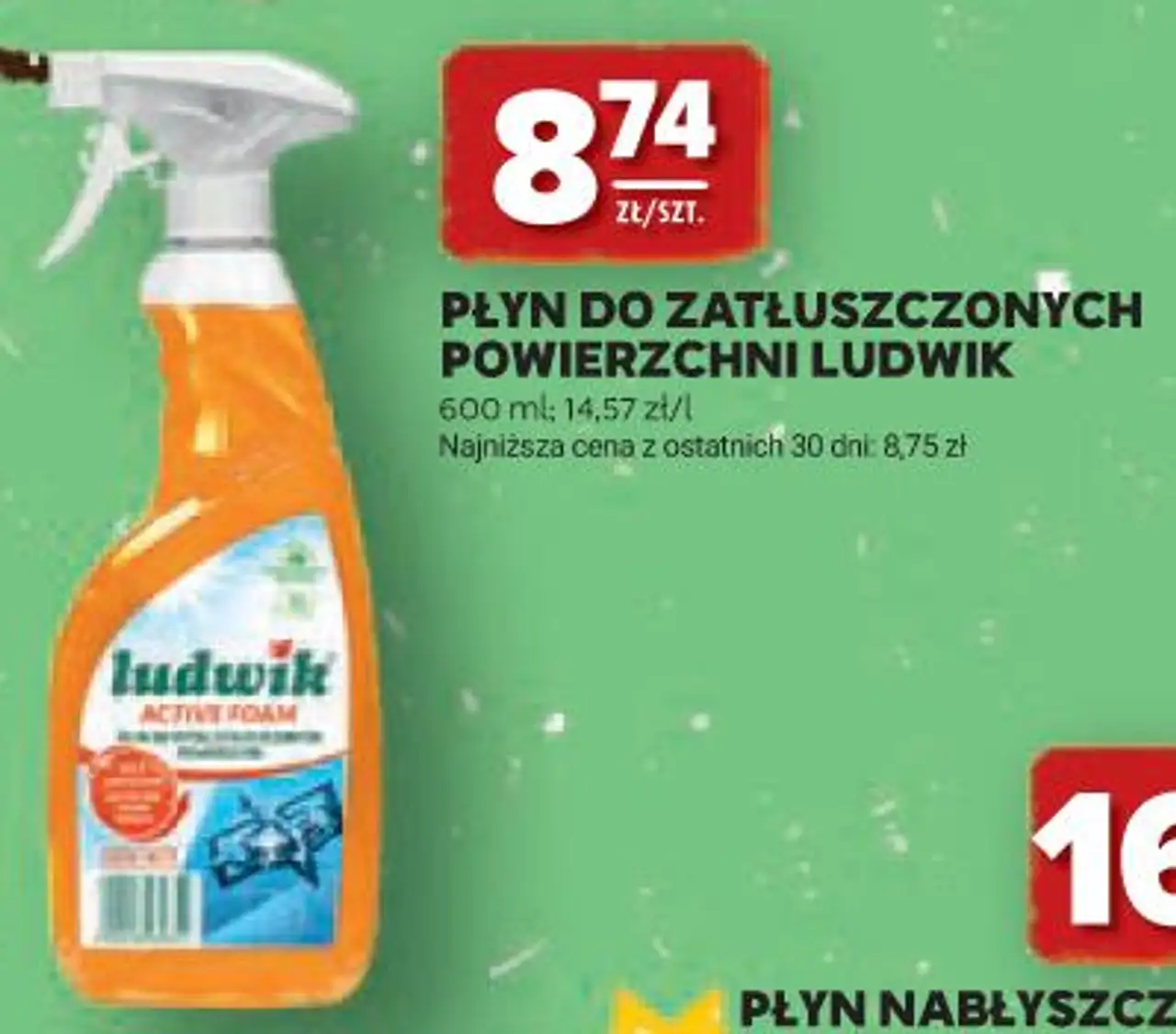 Płyn do zatłuszczonych powierzchni ludwik