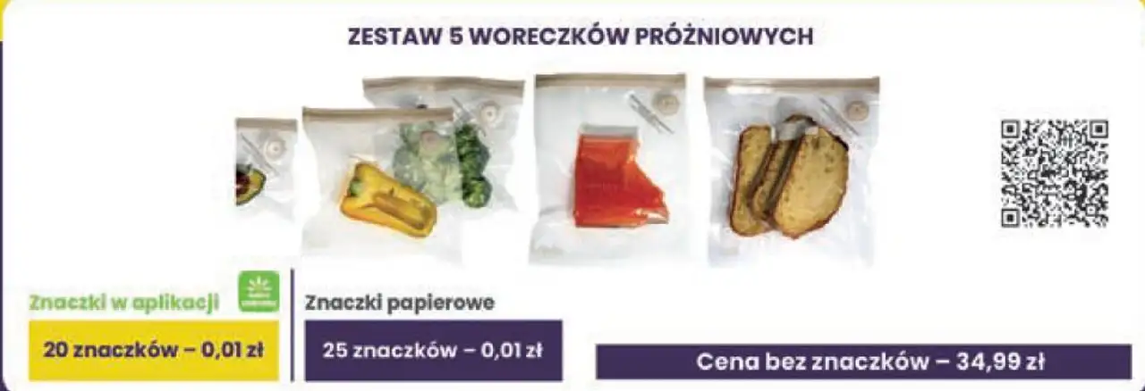 Zestaw 5 woreczków próżniowych WD Lifestyle