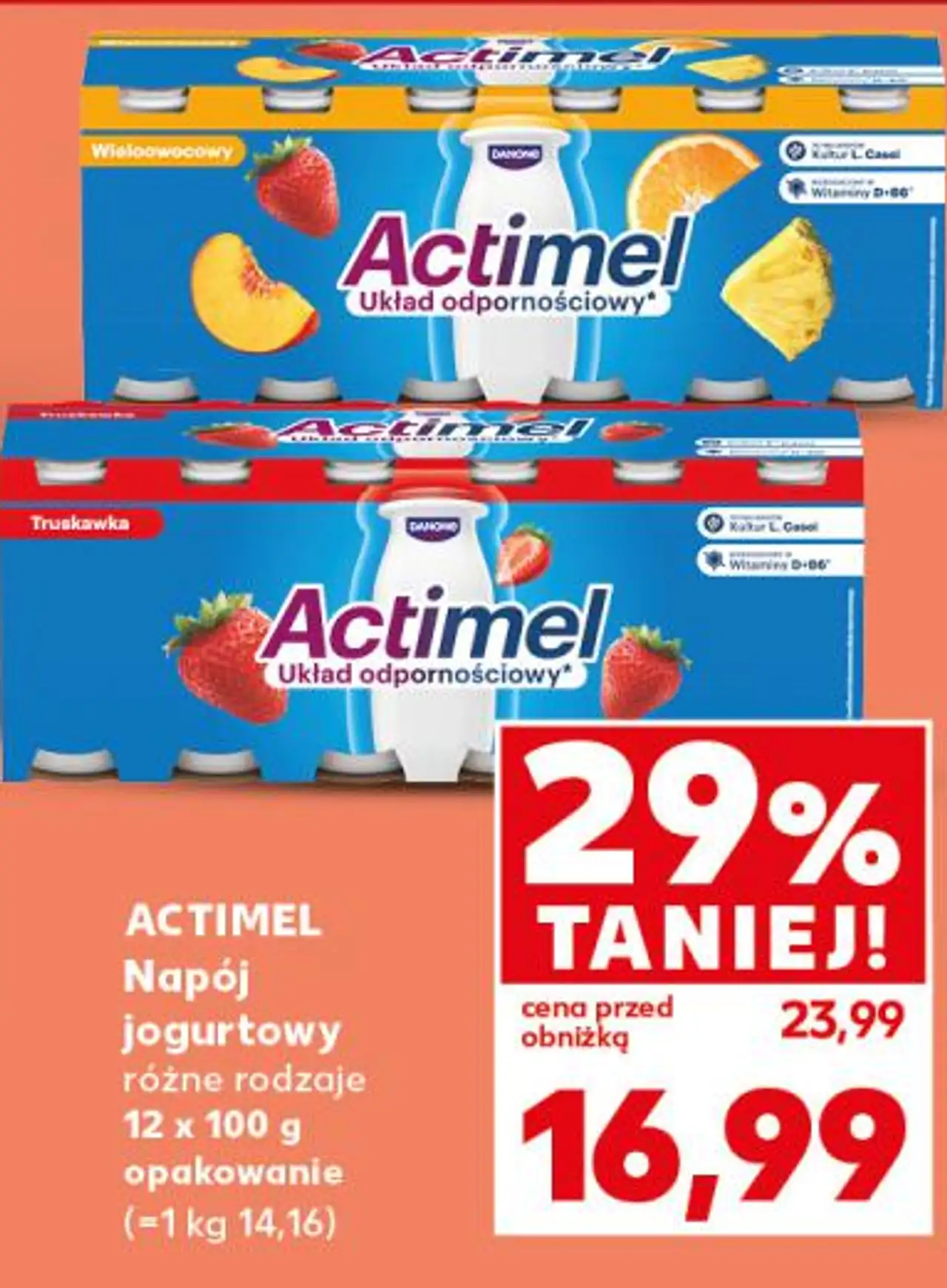 Actimel Napój jogurtowy
