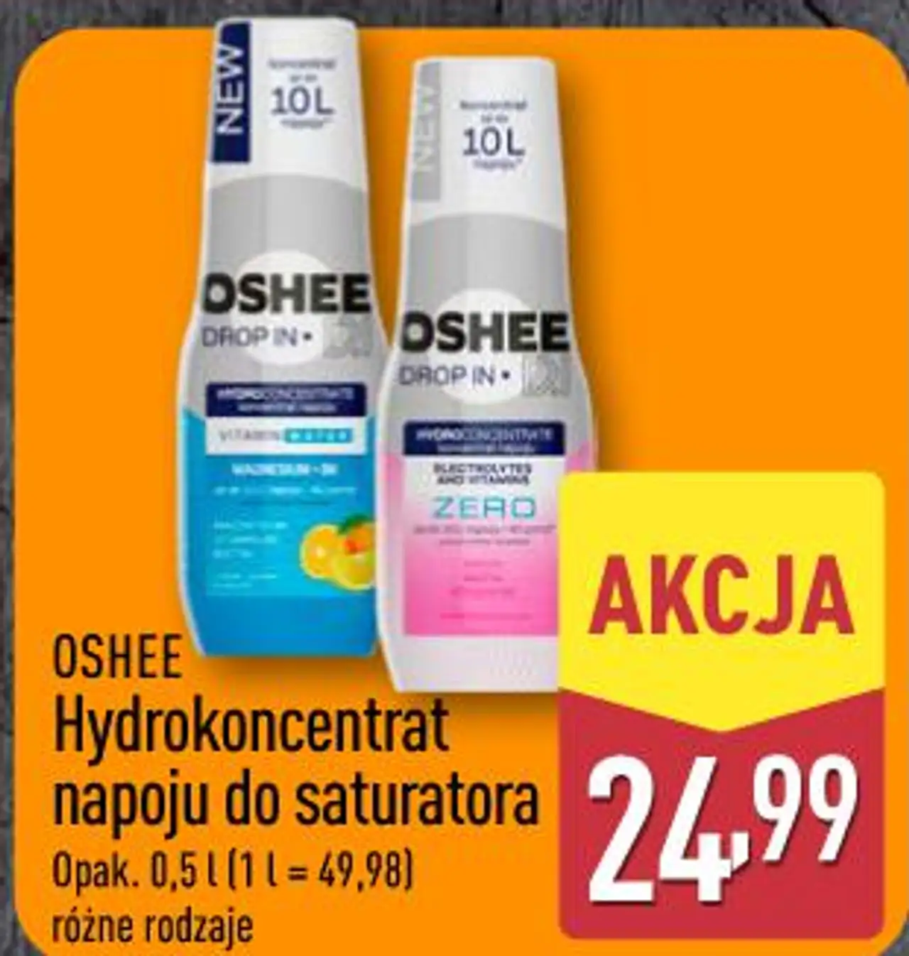 OSHEE Hydrokoncentrat napoju do saturatora