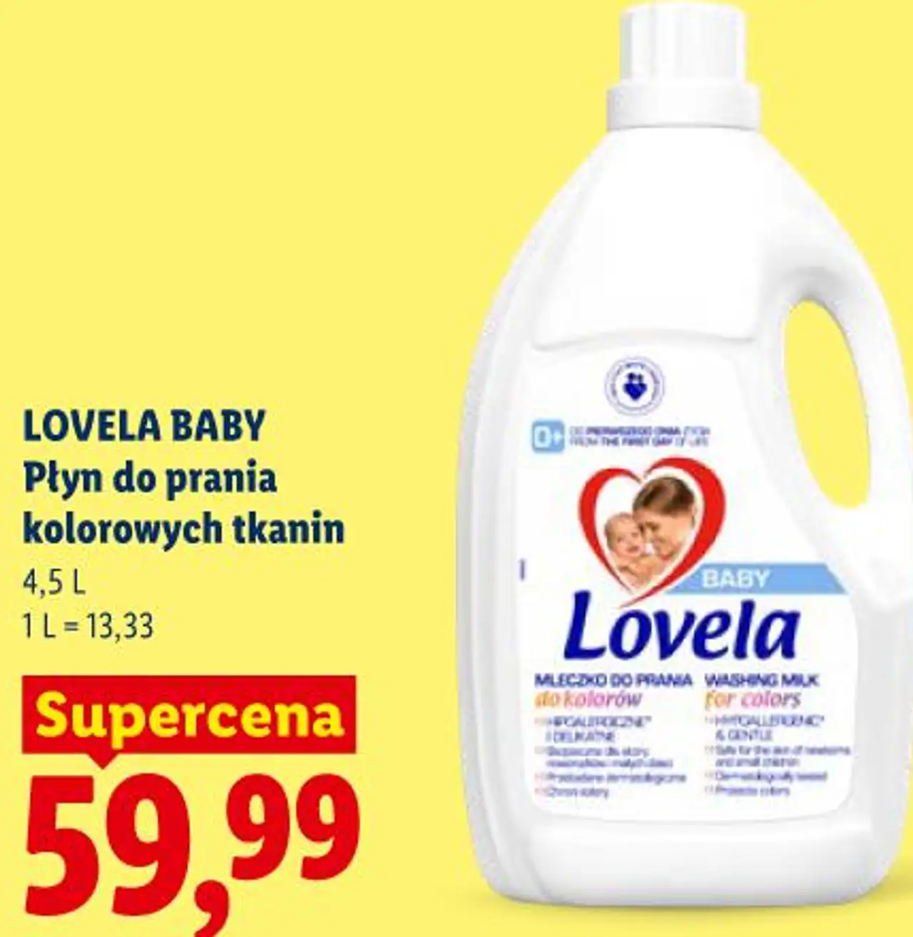 LOVELA BABY Płyn do prania kolorowych tkanin