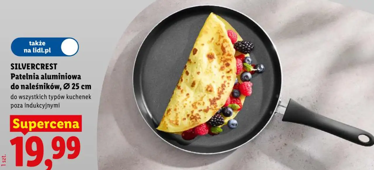 SILVERCREST Patelnia aluminiowa do naleśników