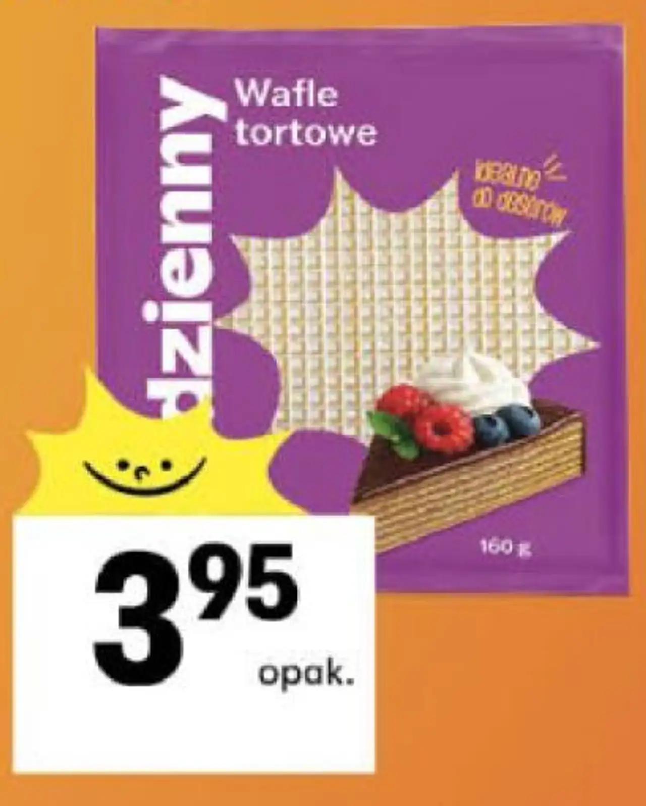 Wafle tortowe Codzienny