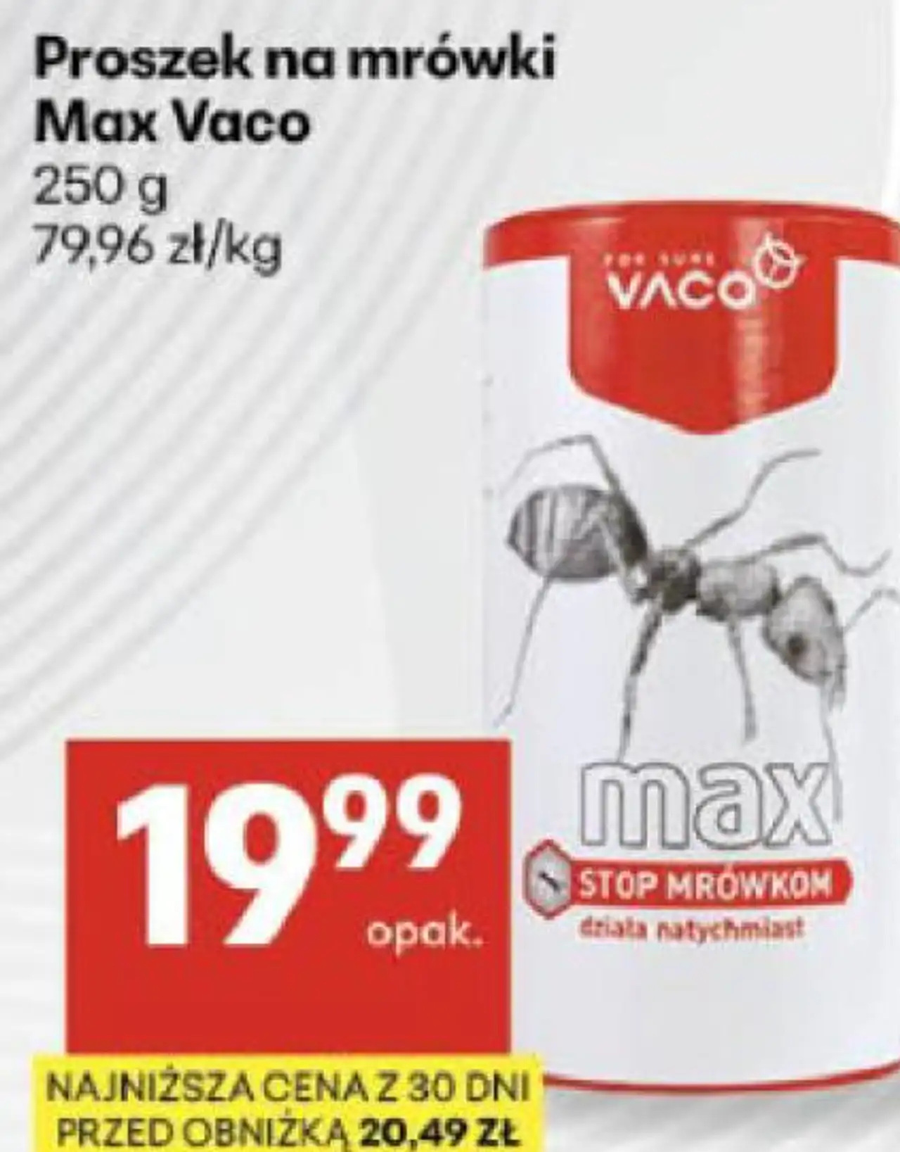 Proszek na mrówki Max Vaco