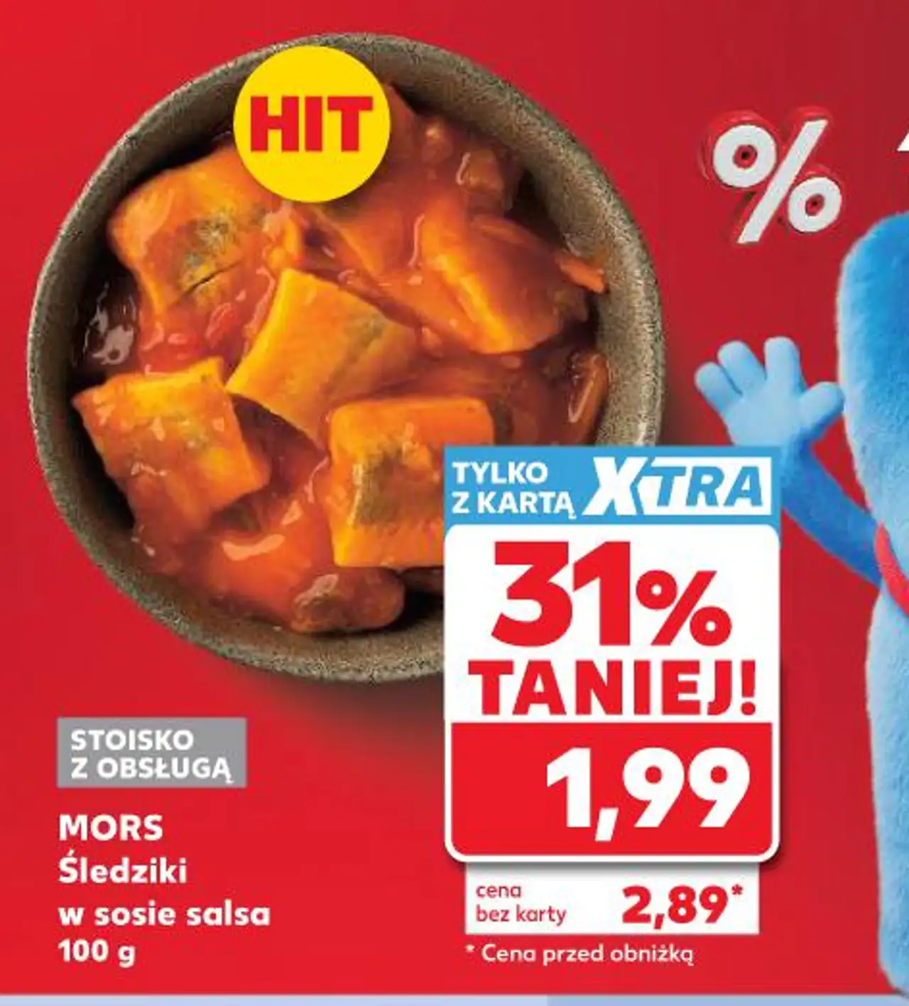 MORS Śledziki w sosie salsa 100 g