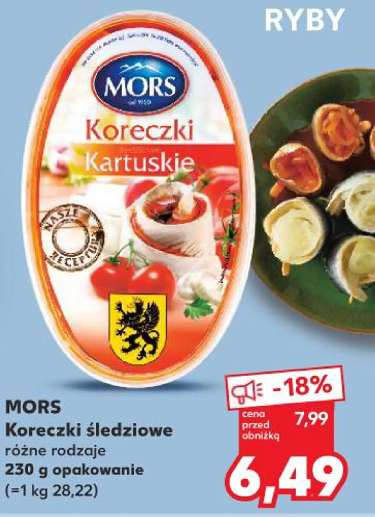 MORS Koreczki śledziowe różne rodzaje 230 g
