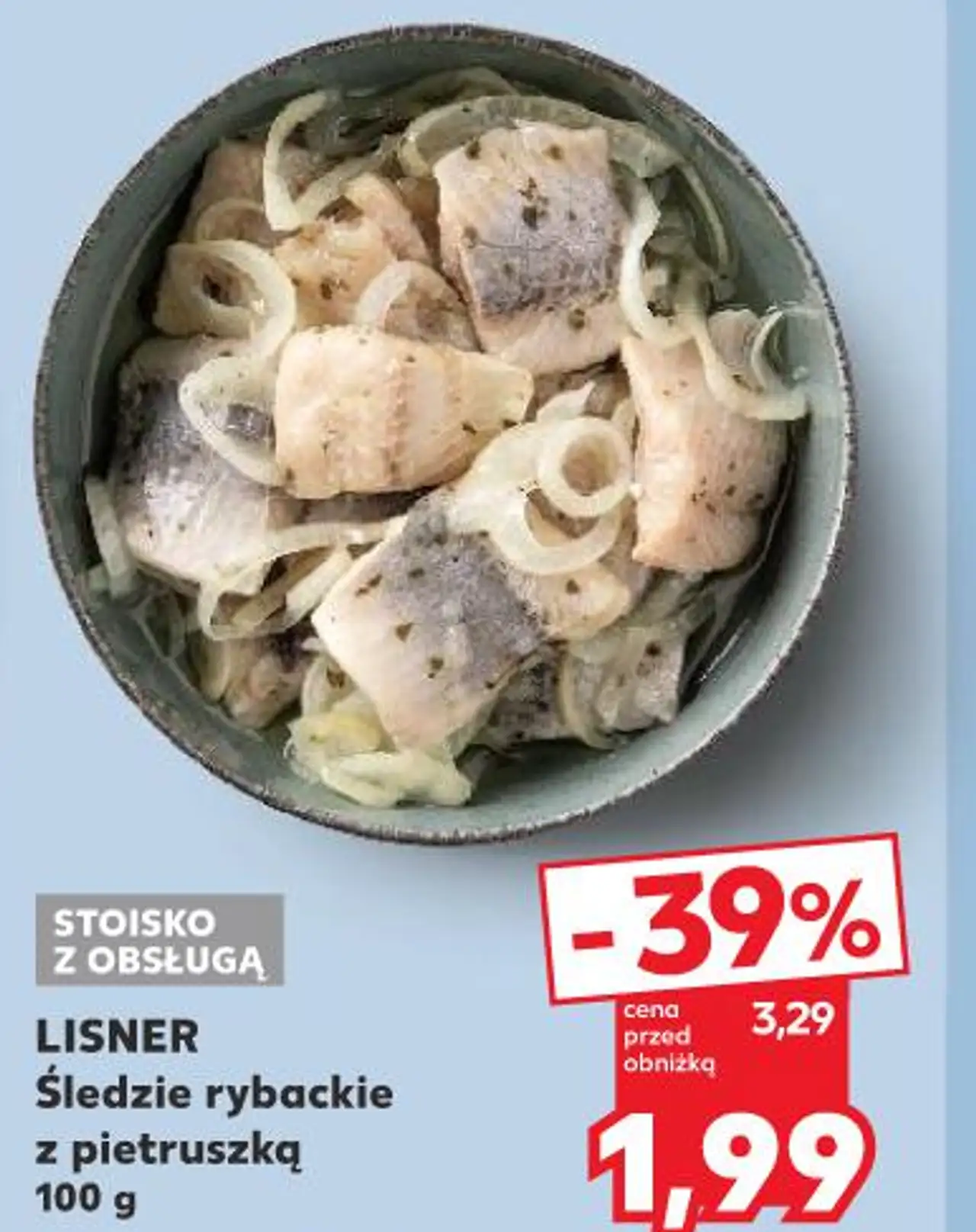 LISNER Śledzie rybackie z pietruszką 100 g