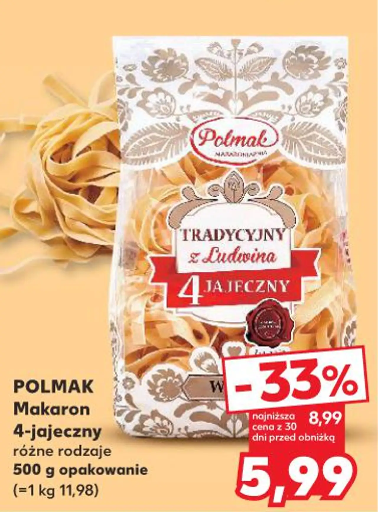 POLMAK Makaron 4-jajeczny