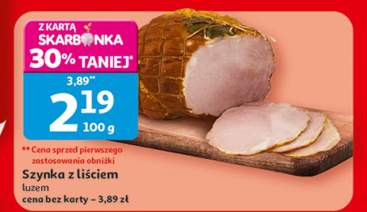 Szynka z liściem luzem