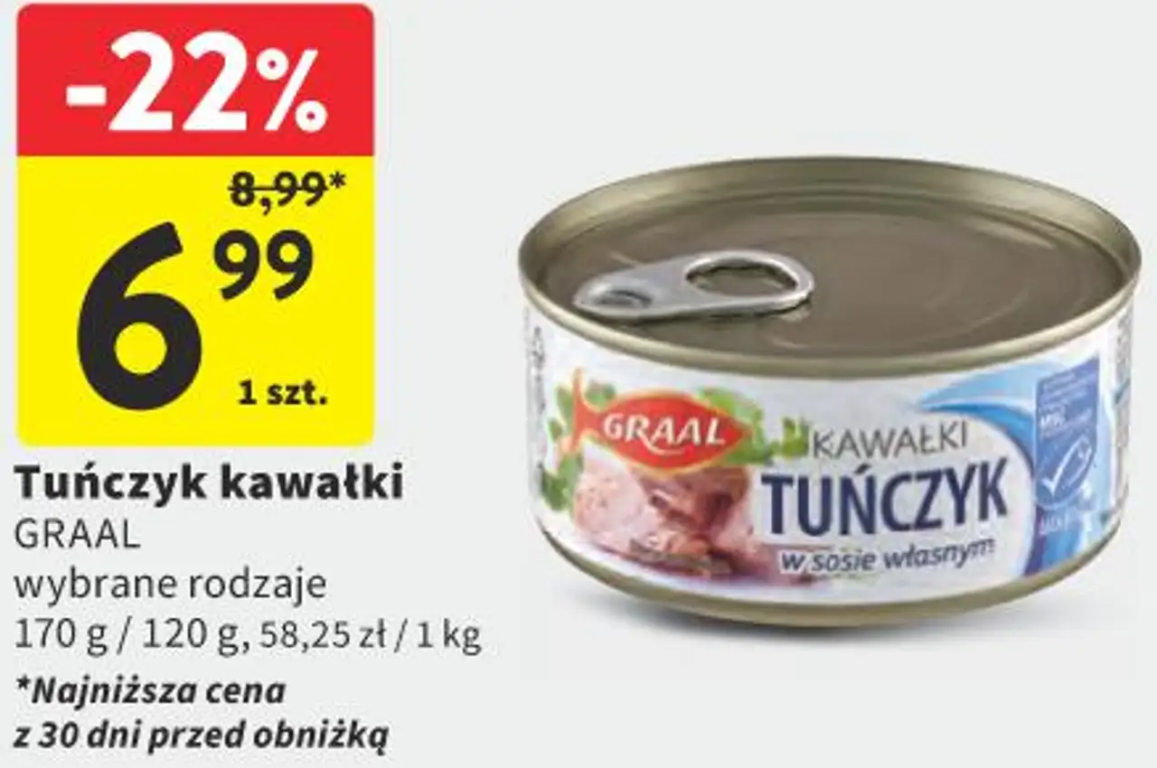 Tuńczyk kawałki GRAAL