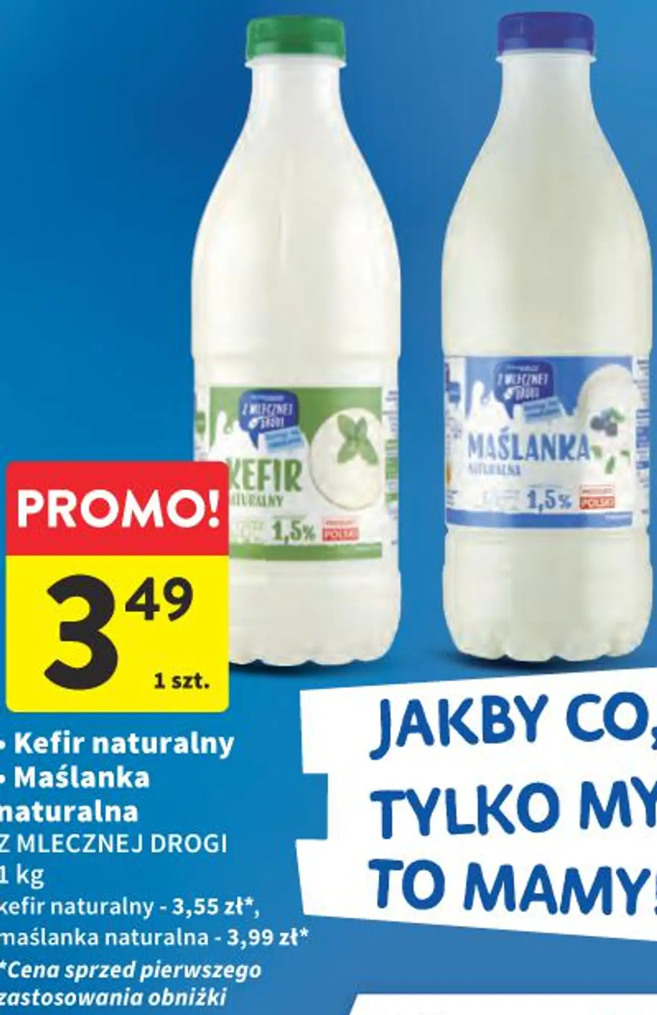 Kefir naturalny • Maślanka naturalna Z MLECZNEJ DROGI 1 kg