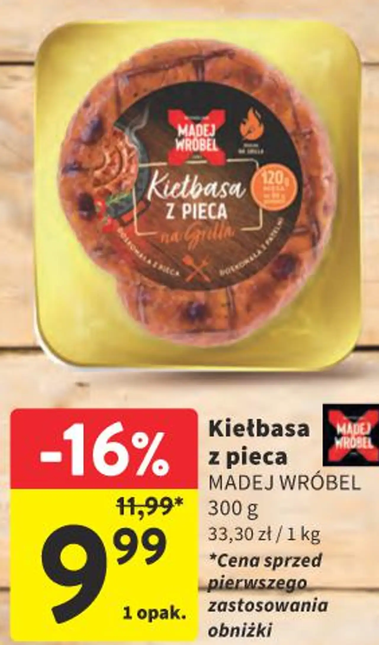 Kiełbasa z pieca MADEJ WRÓBEL