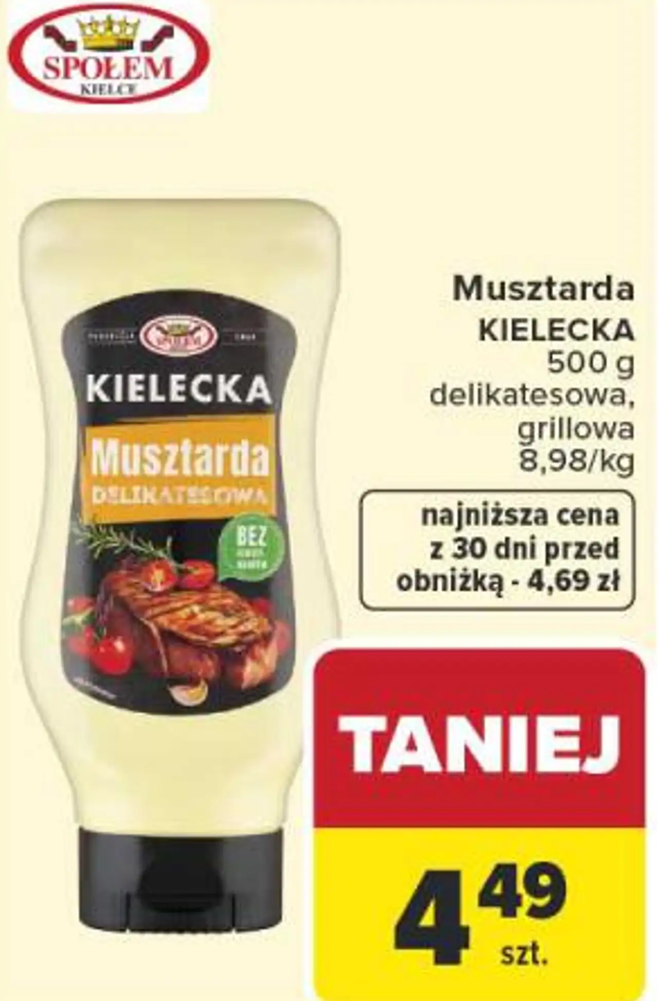 Musztarda KIELECKA delikatesowa, grillowa